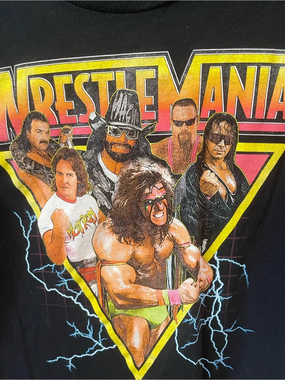 WrestleMania Graphic Tee in Black - Picture 2 of 4
